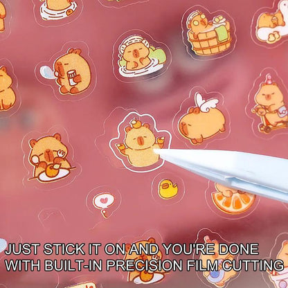 1500Pcs Mini Sticker Book Set - for Journaling, Diy Decoration & Scrapbooking, Nail Sticker