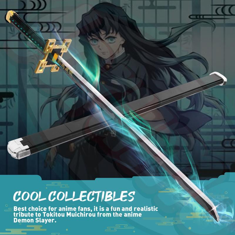 【TOKMOC】66018,778 Pieces,Demonslaye Building Block Set,40In Tokitou Muichirou Building Block with Stand,Handmade Cosplay Anime Toy Building Set for Collecting and Gifting Model for Anime Fans,Home Decoration,For Aged 12 and Above,Stress Relief Toy